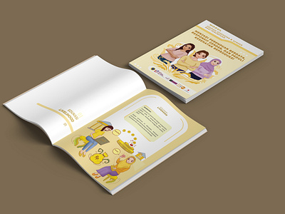 Education book layout and cover design