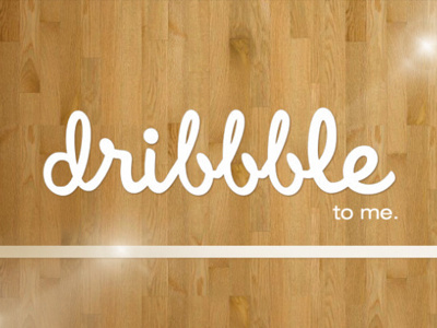 Dribbble Invite ball basket court dribbble gym floor invite