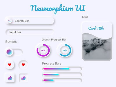 Neumorphism UI Kit