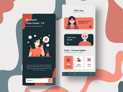 Covid - 19 App UI/UX