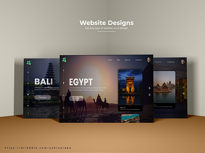 Modern Websites UI/UX Designs