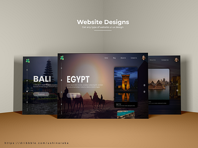 Modern Websites UI/UX Designs