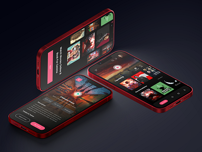 Cinema Ticket Booking App Concept adobe xd app branding cinema concept dark theme figma graphic design logo modern movie photoshop product ticket booking uiux unique