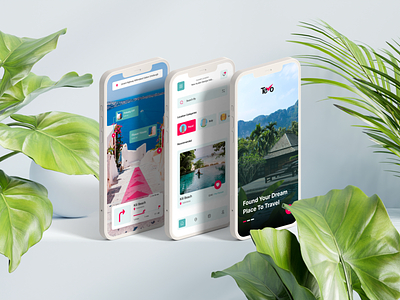 Traveling Mobile App 3d adobe xd adventure animation ar ar mobile app branding figma grapg graphic design light theme logo mobile app motion design travel app travel website traveling app uiux vr vr mobile app