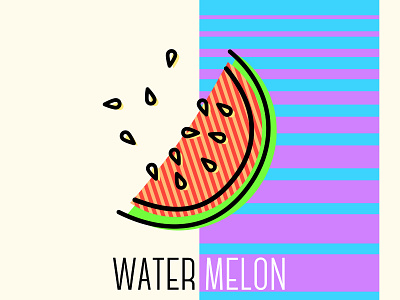 Watermelon design illustration summer