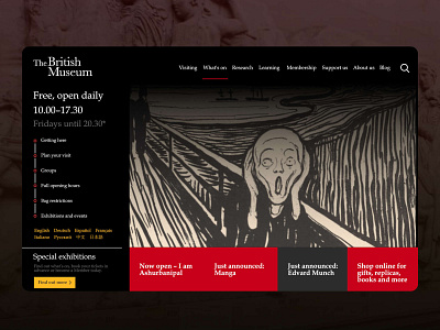 The British Museum affinity design british design graphic design museum museums ui