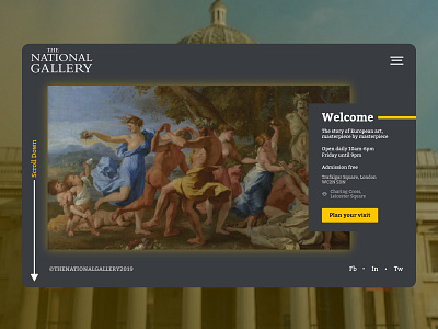 The National Gallery affinity designer art design gallery graphic design london museum museums national gallery ui uk