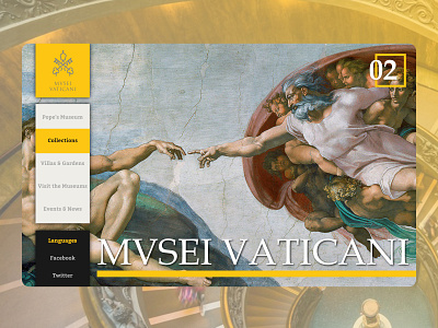 The Vatican Museum | Musei Vaticani affinity designer art design graphic design museum museums ui vatican vatican city