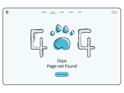 404 Error 404 404 error branding design dog error error page graphic design illustration logo paw ui ux vector website weekly warm up