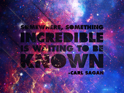 Somewhere astronomy carl sagan nebula outer space space stars