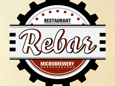 Rebar Logo logo micro brewery restaurant