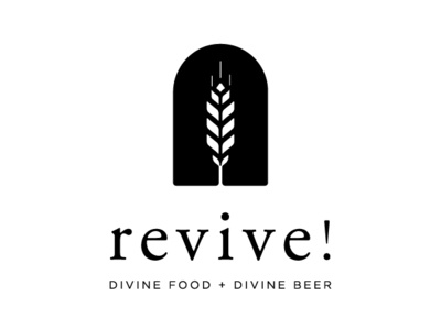 revive! Logo barley beer brewers brewing event food grain logo maryland