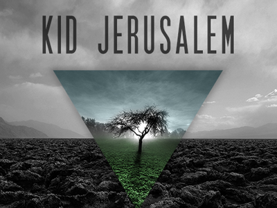Kid Jerusalem Album Artwork airship album albumart albumartwork art black cd jerusalem kid music record release scene tree triangle white
