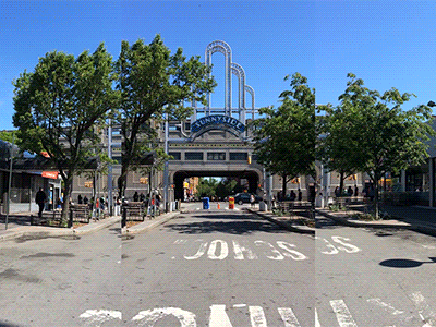 Sunnyside, Queens Triptych Title Animation animation city gif motion nyc queens sunnyside three title triptych type typography