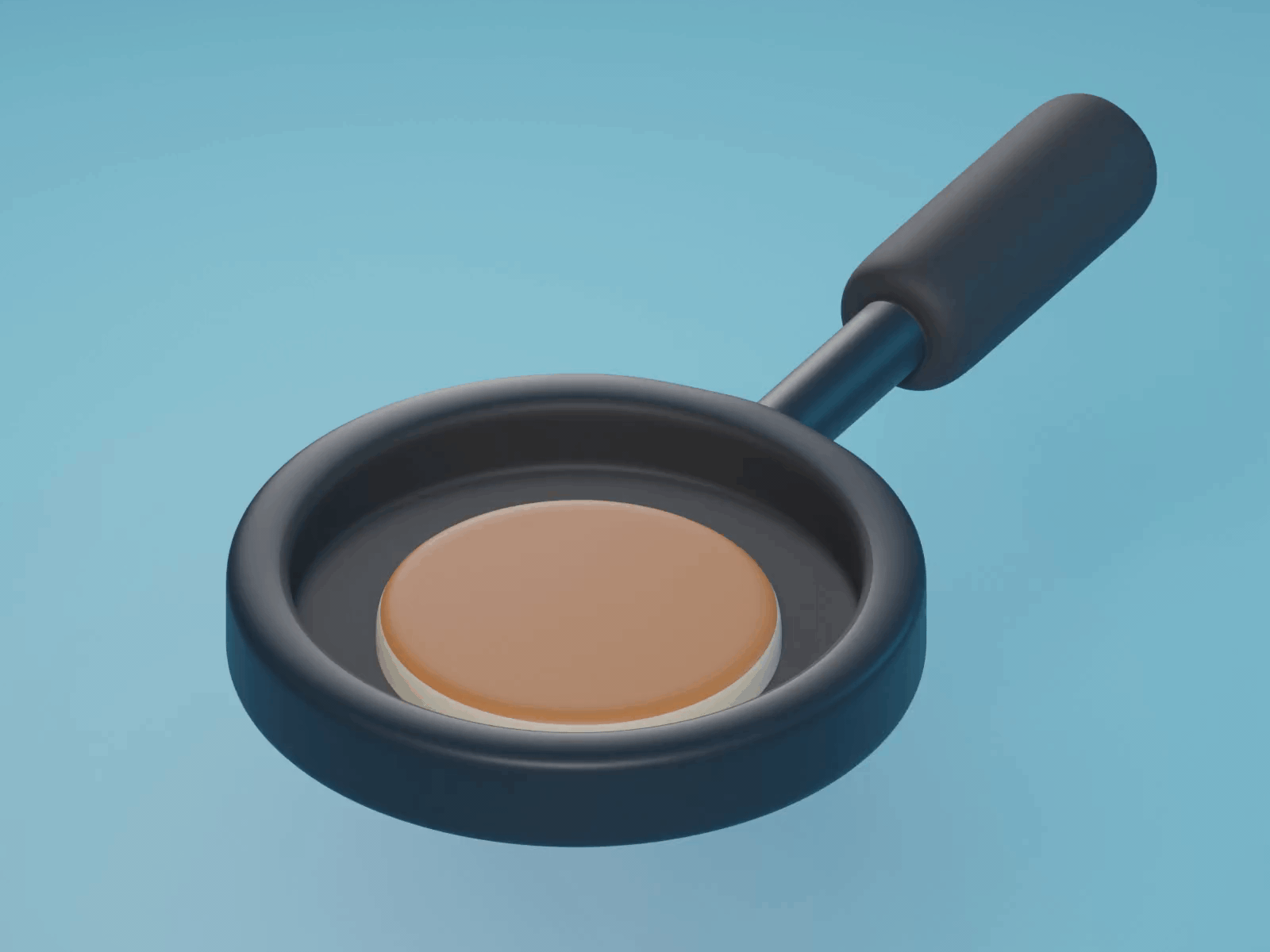 Pancake 3d animation