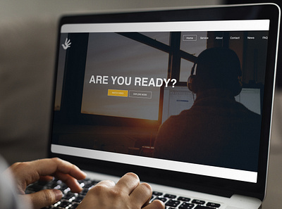 ARE YOU READY? (Html / UX-UI Design) design ui ux webdesign website