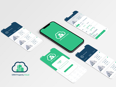 CRM Property ( App mobile ) app application design ui design ux ux design