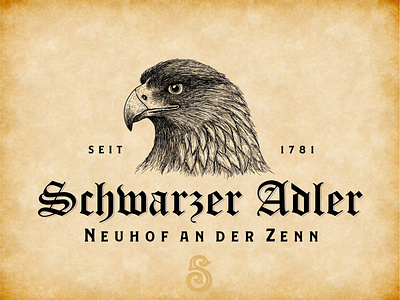 design of the contest winner for the logo SCHWARZER ADLER