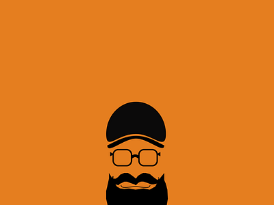 Bearded Man design illustration ui