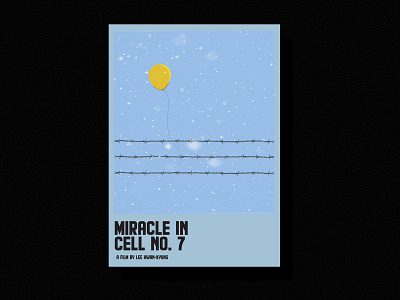 Movie Poster | Miracle in Cell no.7 design graphicdesign illustration poster