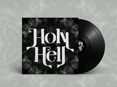 Album Cover | Holy Hell album art album cover album cover design design graphicdesign stencil typography