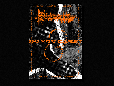 Poster | Do you care? design graphicdesign poster