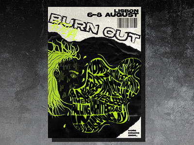 Poster | Burn Out Festival design festival festival poster graphicdesign illustration poster