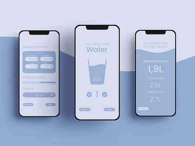 Daily UI :: 004 | Hydration Calculator daily 100 challenge daily ui dailyui dailyui 004 dailyuichallenge design digital graphicdesign illustration ui