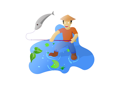 Man fishing