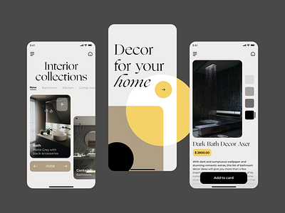 Home Interior App app appdesign branding creative design figma graphic design home interior ui uidaily uidesigner ux uxdaily uxdesigner
