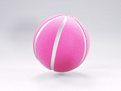 Pink flow ball c4d flow pink