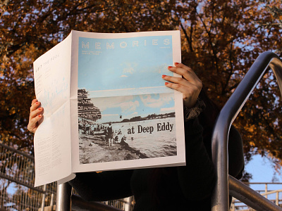 Memories: A Deep Eddy Editorial art direction deep eddy design editorial design photography publication publication design typography