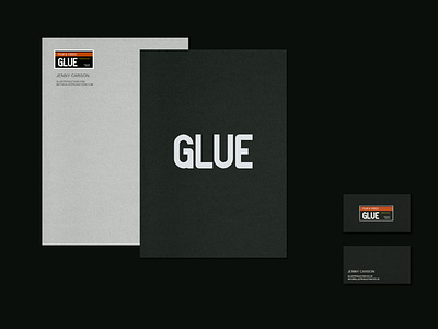 Glue - letterhead and card