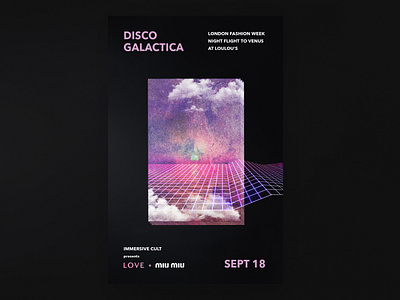 Disco Galactica - poster design