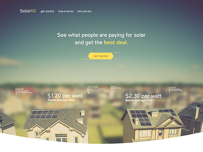 Daily UI - Day 003 - Landing Page daily 100 challenge daily ui day 3 landing page solar energy ui design
