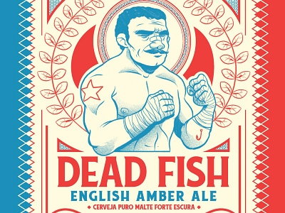 Beer Label Dead Fish