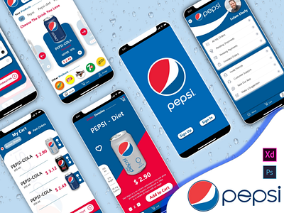 pepsi app design challenge & ui/ux