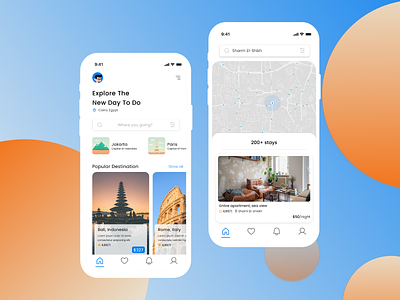 Travinos - Travel app ✨ home screen product product design travel travel app ui ui ux ui design uiux user experience userinterface ux