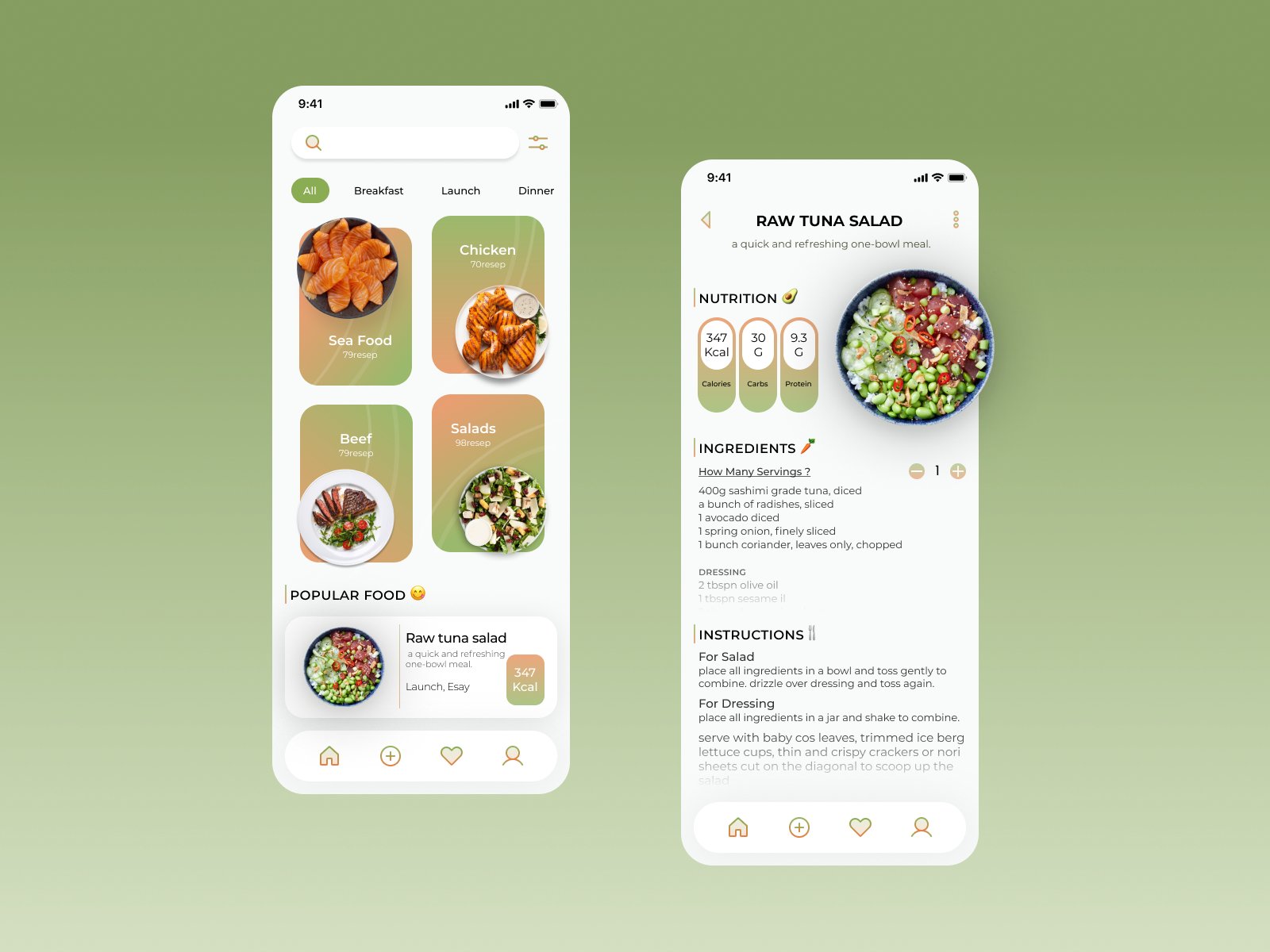 Cookwise - Recipe App ☕️🥗🥘🍳 By Basma Asaad On Dribbble