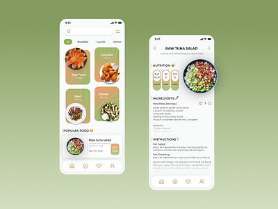 Cookwise - Recipe App ☕️🥗🥘🍳 food food app home screen product product design recipe ui ui ux ui design uidesign uiux user experience userinterface ux ux ui ux design