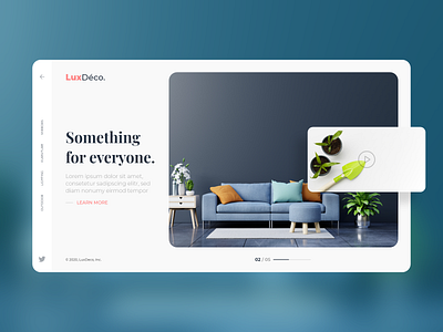 LuxDeco | Home decor website adobe xd adobexd clean ui design flat landing page shop shop design ui web web design webdesign website website design