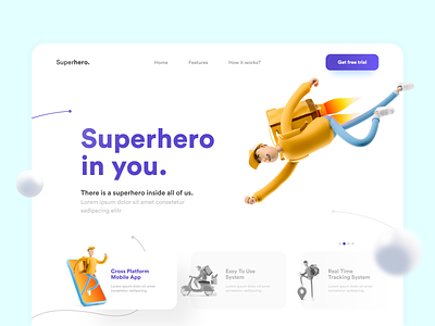 Superhero | Website Design