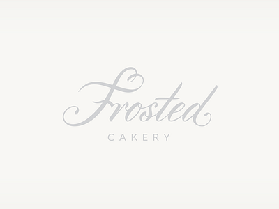 Frosted Cakery - Logo Concept branding logo