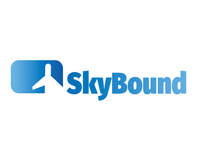 Daily Logo Challenge: Day 12 | SkyBound aeroplane air airline airplane blue branding daily logo daily logo design dailylogo dailylogochallenge day 12 day12 design illustration logo skybound