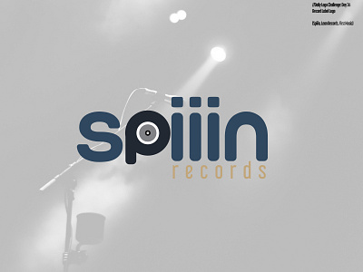 Daily Logo Challenge: Day 36 | Spiiin Records