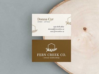 Fern Creek Co. | Business Card Design art direction branding business cards graphic design illustration logo logo design print design sustainable design