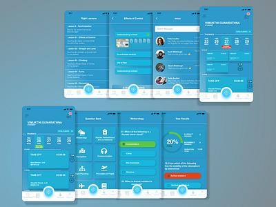 iFlight - Trainee Airbus Pilot System pilotapp scheduler ui design uiux webapp