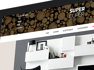 Super Duper, amazing big theme (150 psd) 150psd blog duper hezytheme magento portfolio psd retina shop store super superduper