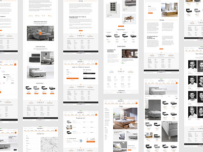 All pages. Bedrenaetter.dk magento website basov bed bedroom buy ecommerce ecommerce app ecommerce design ecommerce shop interior magento magento 2 magento theme minimal orange responsive shop store ui web website