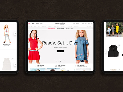 New website design for DeuxparDeux / eCommerce / Magento 2 baby clothes branding children store childrens design dress ecommerce design fashion fashion minimal shop fashion brand homepage kids magento2 minimal shop psd shop store ui web